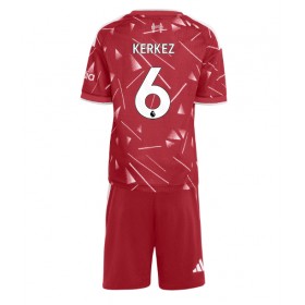 Liverpool Milos Kerkez #6 Hjemme skjorte til barn 2026-27 Kortermet (+ korte bukser)